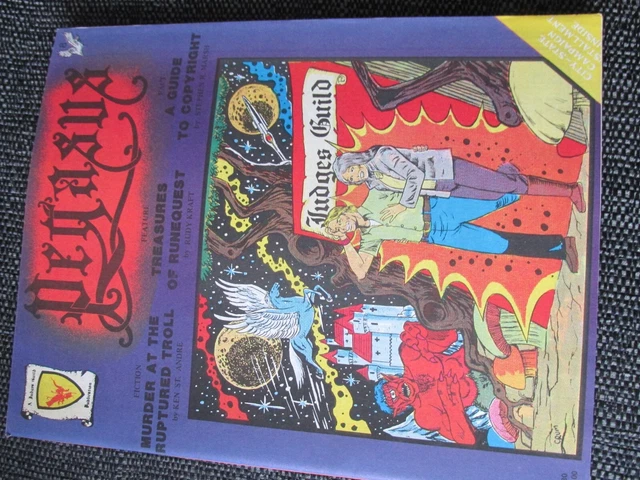 Jg Pegasus 8 Magazine Rpg Judges Guild New A D&D Ad&D Merp Larp Gurps Universal
