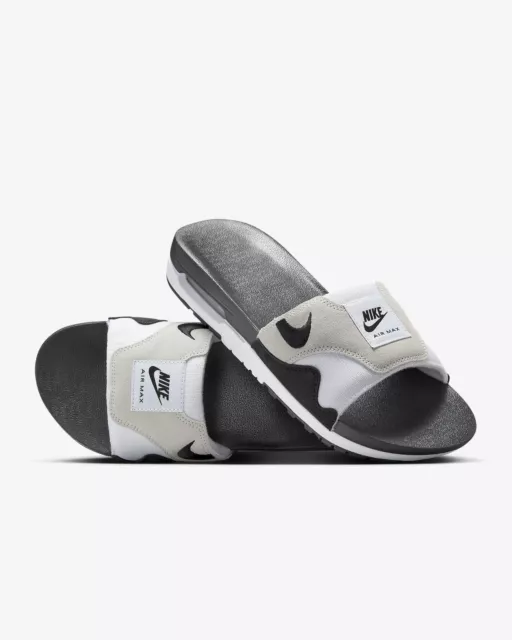 Slider pantofole Nike Air Max 1 grigio neutro stock limitato tutte le taglie
