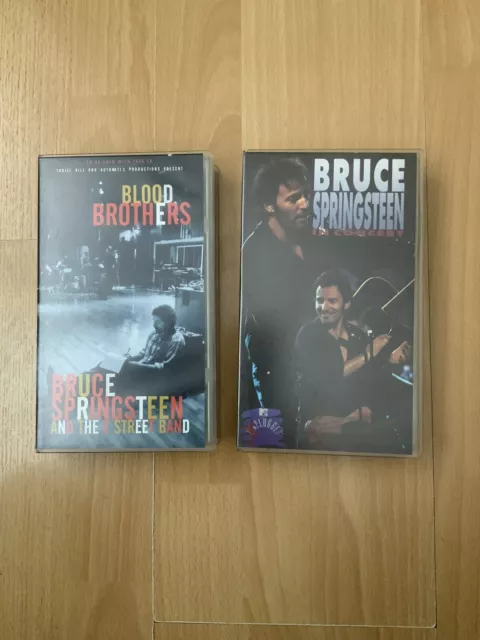 Bruce Springsteen VHS X 2.  Video Anthology 1978-88.  Blood Brothers.