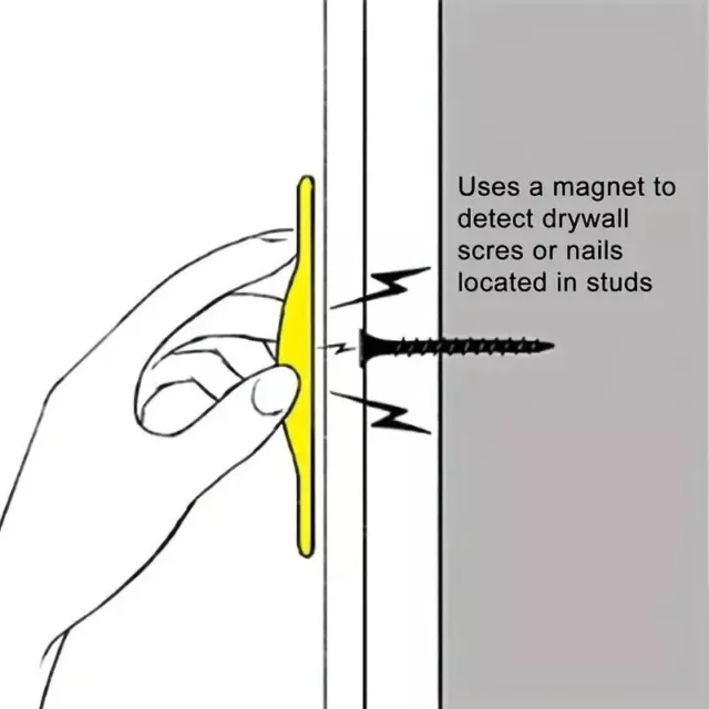 Mini buscador de tornillos magnético, buscador de pernos portátil de plástico 3
