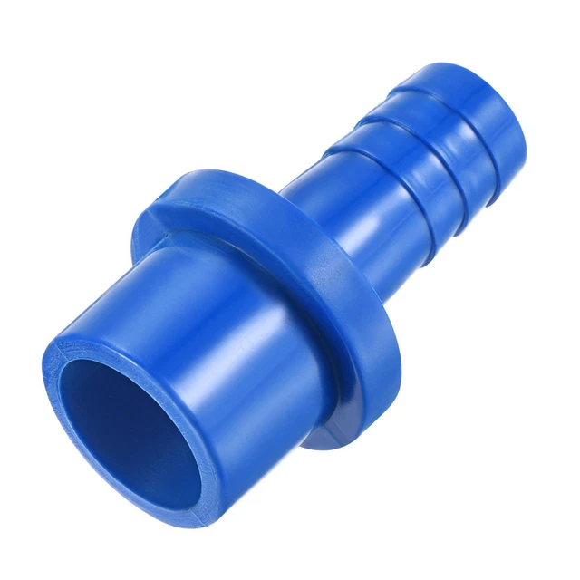 PVC Tuyau Raccord 12mm Barbelé x 20mm OD Tube Adaptateur Tuyau Connecteur Bleu