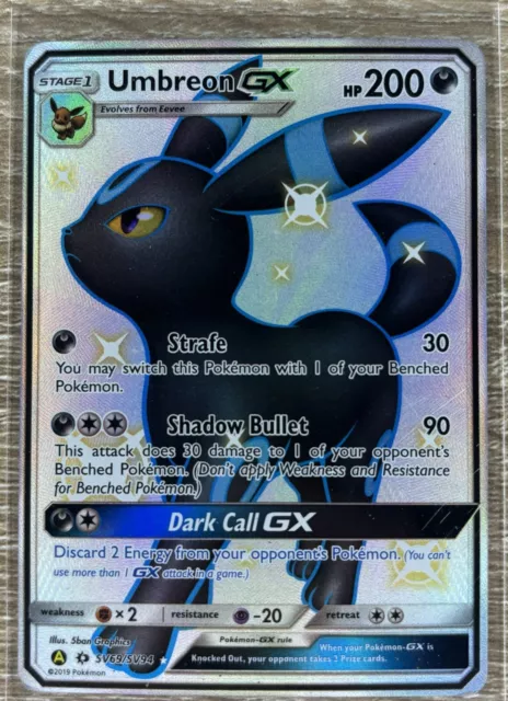 Pokémon TCG Umbreon GX Hidden Fates SV69/SV94 Holo Full Art