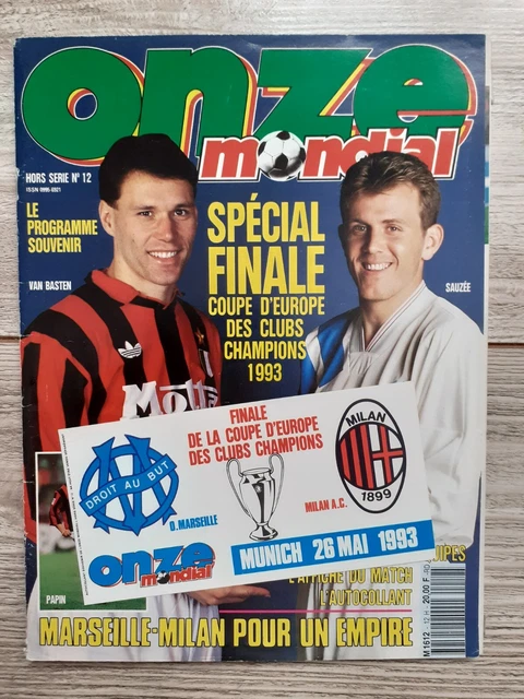 1989 ONZE MONDIAL n°5 MARSEILLE MILAN AC STEAUA BARCELONE GENES NAPLES STUGGART EUR 4,50 - FR