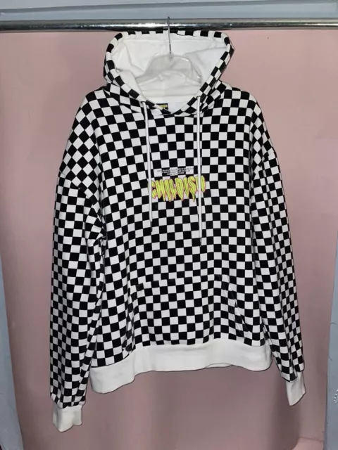 Checkerboard childish store hoodie