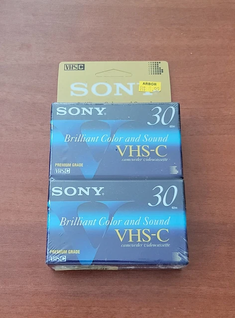 Lot De 3 Cassettes VHS-C Konica Hi8 Super HG 45min - Pour Caméscopes - Neuf