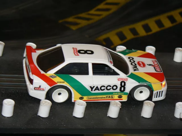 Scx (Rare Spanish Scalextric) 83630 4Wd Audi 90  - Yacco #8 +Box Collectors Car