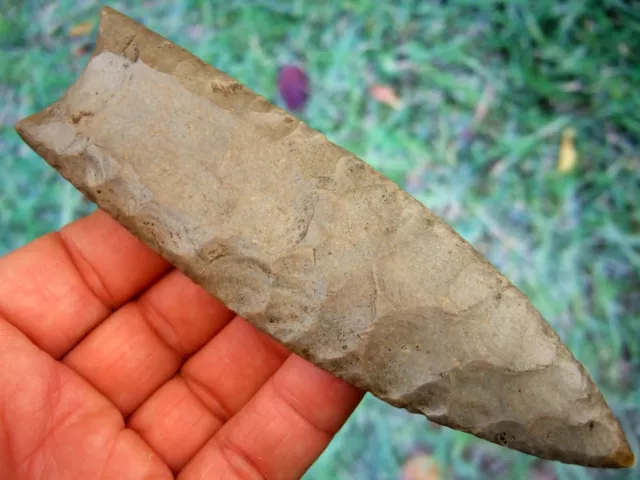 Large Super Fine 5 5/8 inch Missouri Clovis Point with COA Arrowheads Artifacts