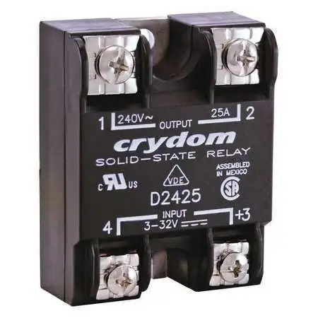 Crydom D2490-10 Solid State Relay,3 To 32Vdc,90A