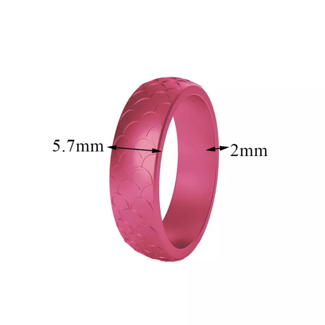 1Pc Silikonring Ringe Sportring Elastischer Ring Hochzeitsmodell ∑