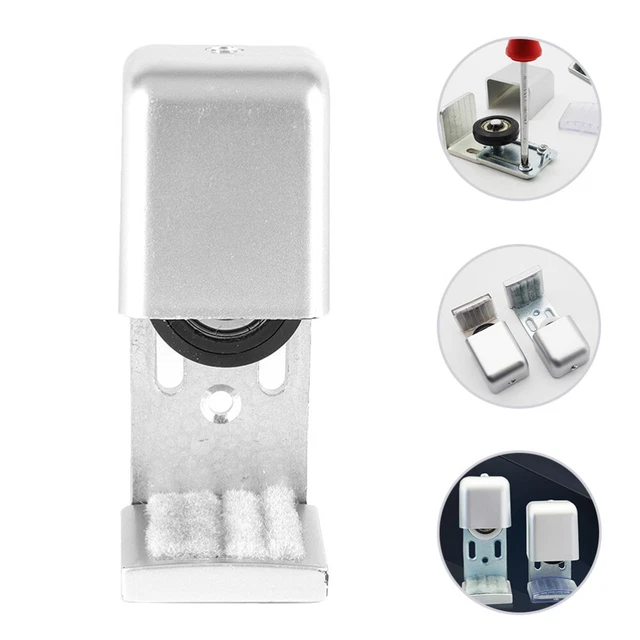 1 Pz Guida Per Pavimento Regolabile Guida Inferiore Per Parete Porta Per Porta Scorrevole In Legno In Acciaio Al Carbonio 96425175