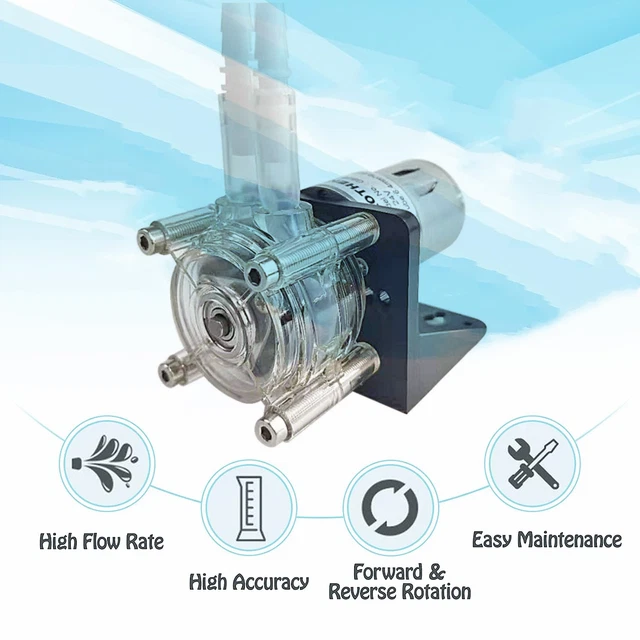 PERISTALTIC PUMP VACUUM Aquarium Large Flow Dosing Pump Stainless Steel