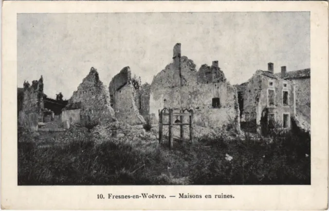 CPA FRESNES-en-WOEVRE Maisons en ruines (152642)