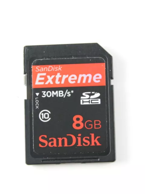 SanDisk SD HC I Extreme HD Video 8GB Memory Card Memory Card