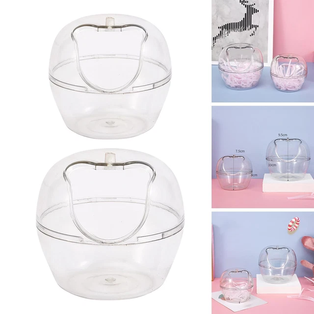 Clear Hamster House, Hamster Cage, Bed Nest Hideout, Pet Nesting Hut Habitat
