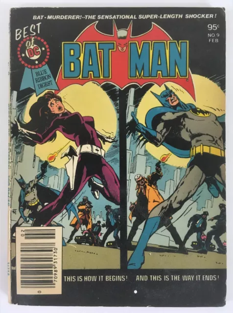 Best of DC Blue Ribbon Digest #9 (1981) Batman FN 6.0 Grade