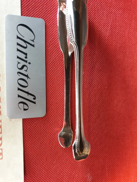 Pince a sucre CHRISTOFLE modèle RUBANS CROISÉS métal argenté