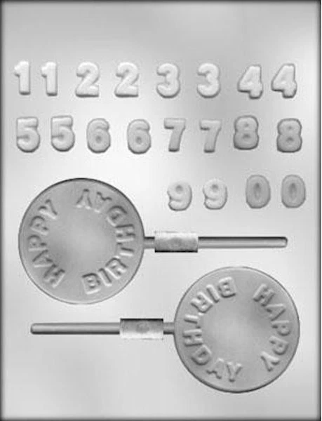 Class of ... Graduation Chocolate Lollipop Candy Mold from CK #13530 - NEW