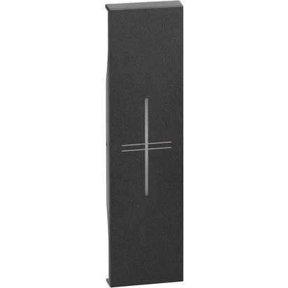 L.Now - Cover Tapparella Connesso Nera ( BTICINO cod. KG32 )