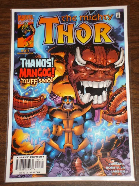 Thor #21 Vol2 The Mighty Marvel Comics March 2000 Thanos