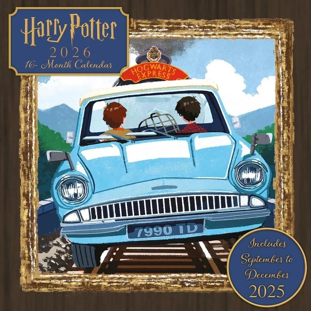 HARRY POTTER ILLUSTRATIONS Calendar 2026 £12.99 - PicClick UK