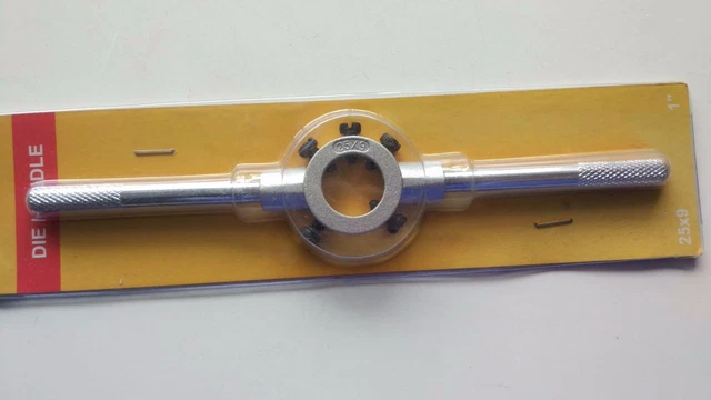 1pc New 25mm 1" Diameter Die Handle Stock / Holder / Wrench  M7 to M9