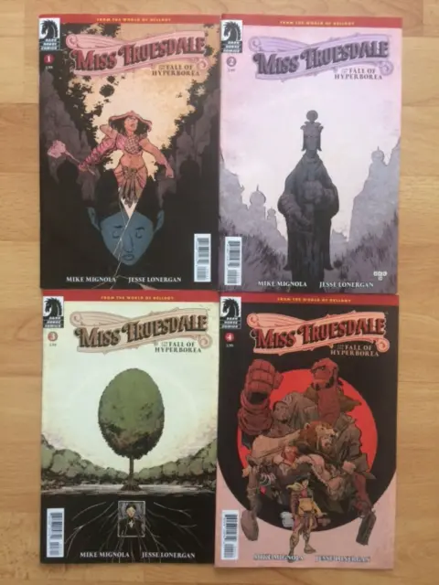 Miss Truesdale Comic # 1 - 4 Mike Mignola From the pages of Hellboy