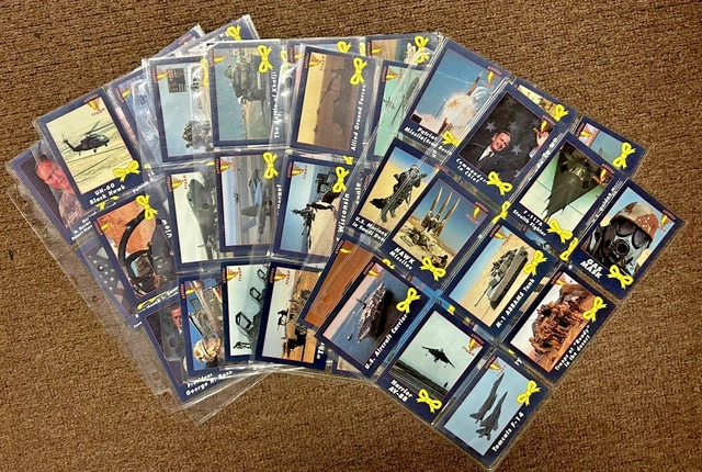 Desert Storm Trading Cards 60 Card Commemorative  Edition Oper. Yellow Ribbon