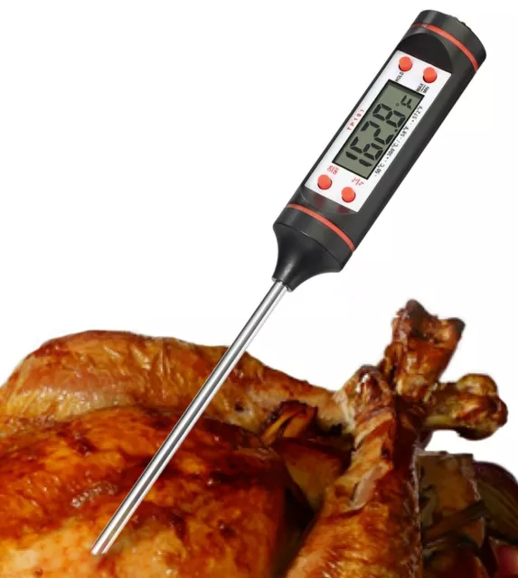 Instant Read Digital Electronic Kitchen Cooking BBQ Grill Food Meat Thermometer