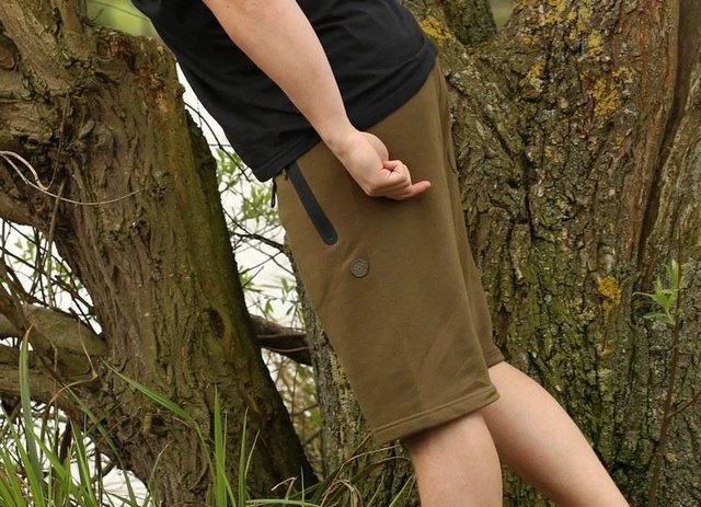 Korda Kore Jersey Shorts Oliv/Karpfen Angelkleidung 2