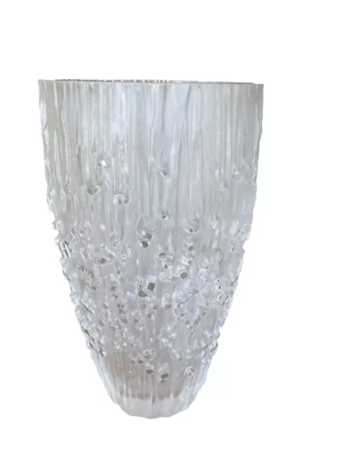 Vintage Peill and Putzler Patmos Glass Vase Horst Tuselmann German READ 7 3/4"