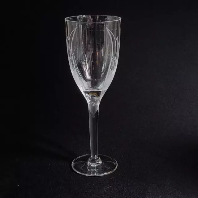 1 (One) LALIQUE CRYSTAL ANGE Hand-Cut Crystal Champagne Flute - Signed RETIRED