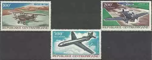 Central African Republic PA50/2 Aircraft Stamps ** Lot 28251 - Rating: €19.95