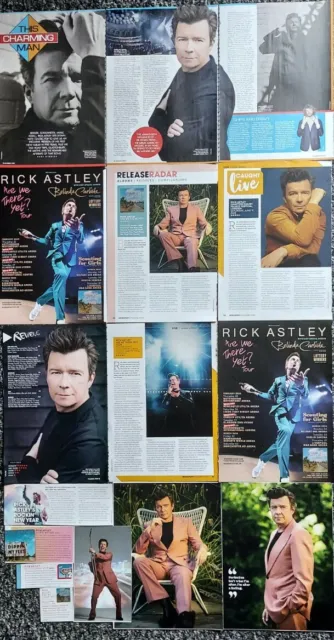 RICK ASTLEY (ARE We There Yet? Era) Magazine Cuttings/Concert Tour ...