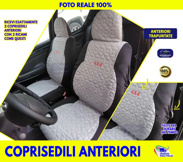 Set Completo Asientos Delanteros Y Traseros Panda Schonbezüge Fiat Panda 2003 2011 Auf Messen Sitzbezüge Foderine Paar Nur Vorne E Patines 4 Ruedas