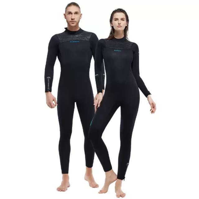 Traje de neopreno de 5 mm traje de buceo cálido de una pieza de manga larga surf