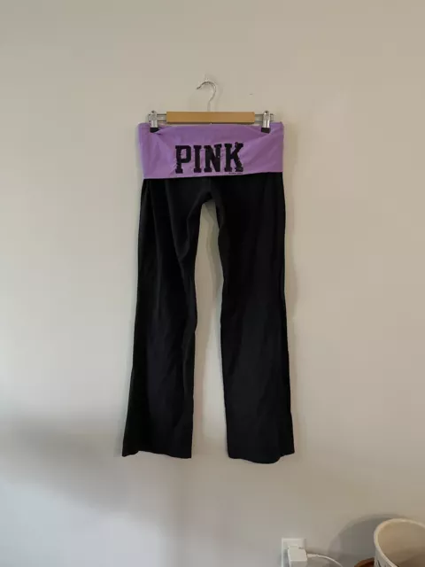 VINTAGE Y2K VICTORIA Secret PINK Fold Over Logo Booty Short Shorts