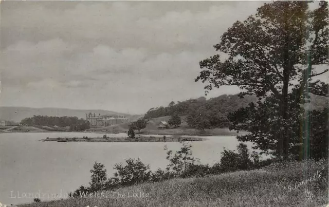 Llandrindod Wells Wales View Of The Lake OLD PHOTO