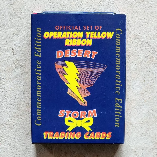 1991 Desert Storm Trading Cards Operation Yellow Ribbon FULL/COMPLETE Set of 60