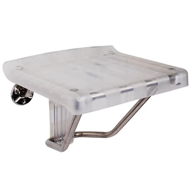 DreamLine SHST-01 Clear Folding Plastic Shower Seat