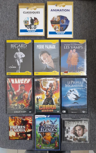 🎬 Lot 12 Dvd Blu-Ray Coffrets 🎥 Warner Bros 🎬 Film Animation Action Comedie