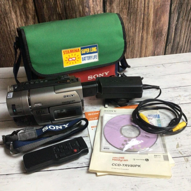SONY CCD-TRV80 STEREO HI8 8mm Video8 camera Camcorder VCR