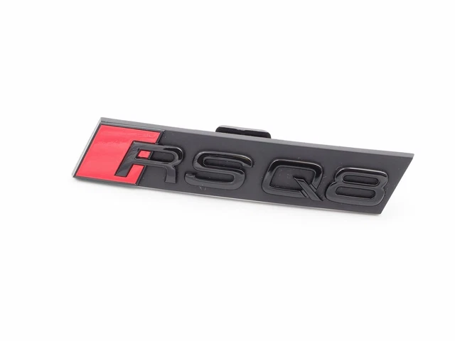 ORIGINAL AUDI RSQ8 Schriftzug Emblem Schwarz Front Kühlergrill ...