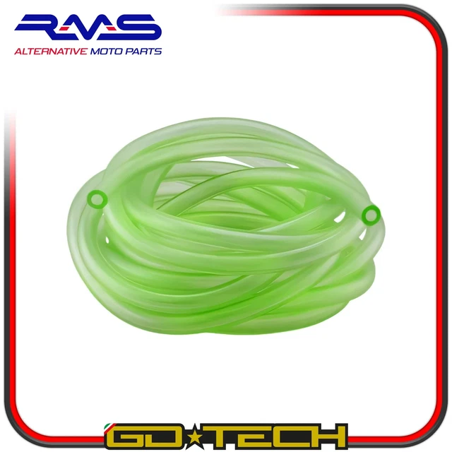 Tubo Benzina In Silicone 5x10 Mm - 5 Metri Per Auto, Moto, Scooter, Kart - Resistente E Flessibile - Foto 3