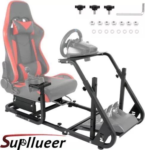 Supllueer Racing Wheel Stand fit Logitech G923 G29 G920 Simulator Cockpit Stand