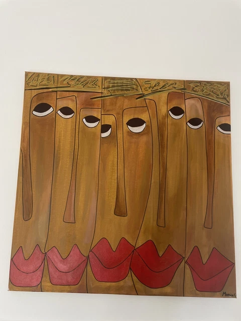 Cuadro Pintado A Mano Acrilico Sobre Lienzo
