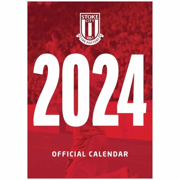 STOKE CITY FC A3 Calendario 2024 Merchandising Oficial EUR 41,93