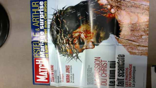 collector affiche paris match grd format LA PASSION DU CHRIST port offert