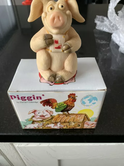 Piggin Learner By David Corbridge 1996 Figurine