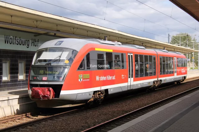 F13 35mm Slide DB Class 642 642560 @ Wolfsburg Hbf