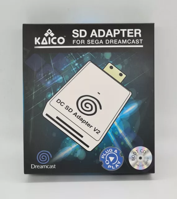 Kaico Sega Dreamcast DC SD Adaptor Adapter for Dreamshell with Boot CD